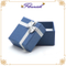 Blaues Kunstpapier-kundenspezifisches Logo und Design-Vollfarbarmband-Schmuck-Papierbox