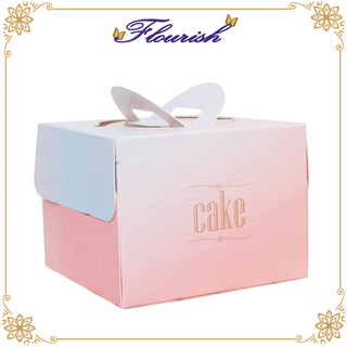 Farbverlauf Rosa und Blau Geburtstagstorte Box