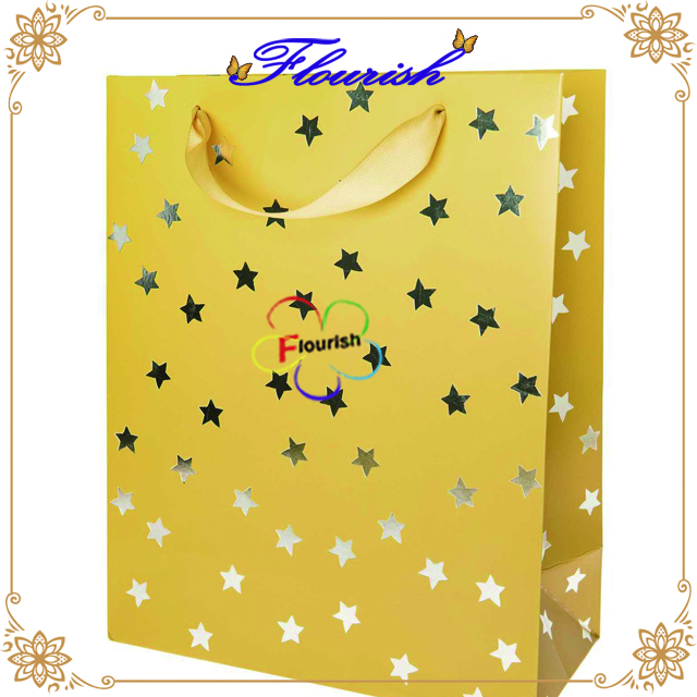 Benutzerdefinierte Silberfolie Dazzle Starry Party Bag