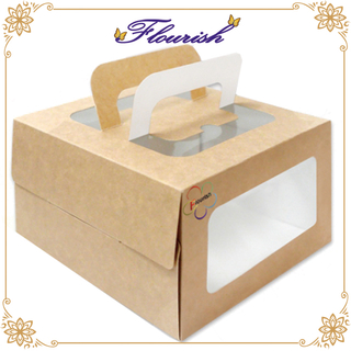 Fenster Display Geburtstagstorte Box mit Griff