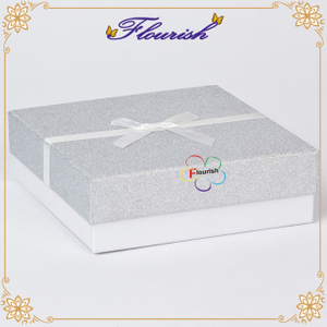 Glitzernde Neugeborene Baby Boy Baby Girl Dusche Geschenkbox