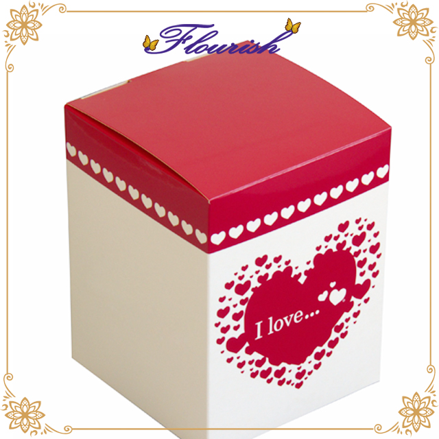 Blue Art Paper Kosmetische Gesichtscreme Display Fensterbox