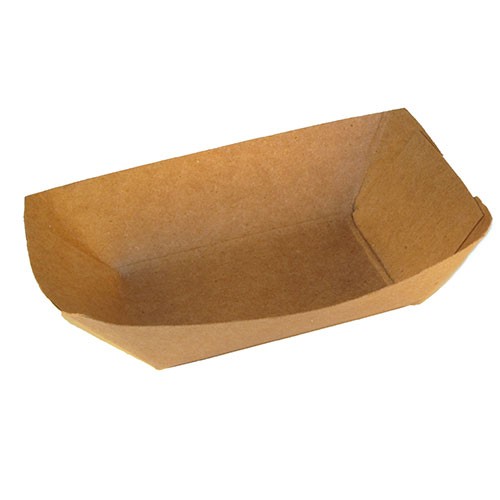 Recycelbare fettdichte Papierablagebox für Lebensmittel