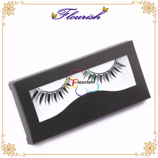 Matt Finish Black Eyelash Paper Box mit Fenster