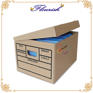 China Retail Spezialität Dokumentenlagerung Brown Karton Box