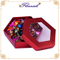 Red Hexagon Chocolate Aufbewahrungsfensterbox