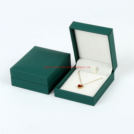 Hochwertige quadratische Halskette Ring Flip Schmuck Schmuck Geschenkverpackung Papierbox