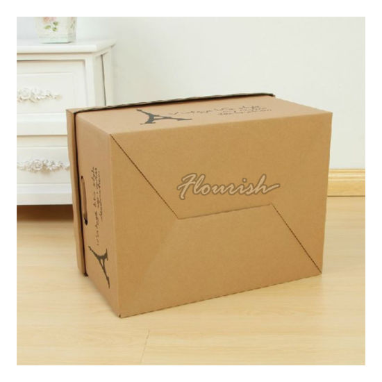 Langlebige recycelte gewellte Thermopapierbox