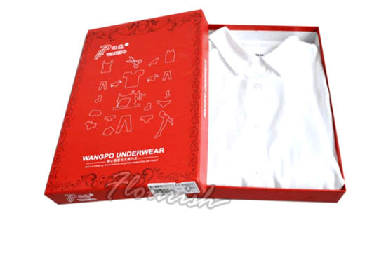 Deckel und Basis Typ Rechteck Hemd Kleid Verpackung Box
