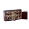 Elegante lila Pappe Make-up Verpackung und Lagerung Papier Box