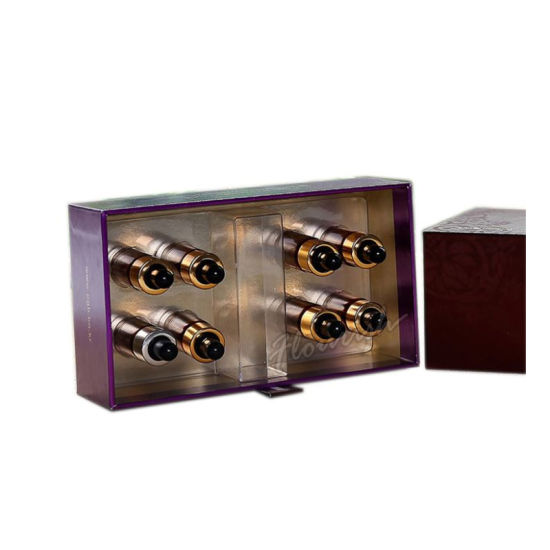 Elegante lila Pappe Make-up Verpackung und Lagerung Papier Box