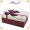 Burgund Farbe Premium Leinen Papier Geschenkverpackung Box