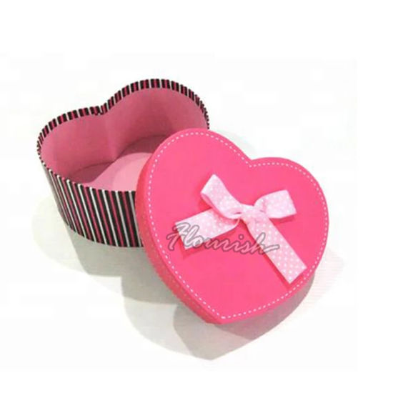 Speziell für Sie gemacht Herzförmige Hochzeit Give-away Schokoladenblume Geschenkbox