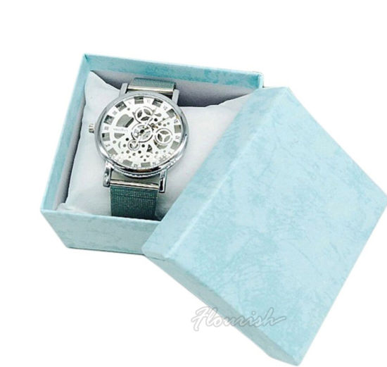 Benutzerdefinierte weiße Uhr Aufbewahrungsbox mit Schaum