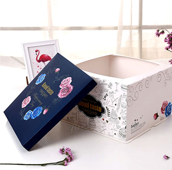 Benutzerdefinierte Party unterhaltsame Kuchen Dessert Verpackung Box