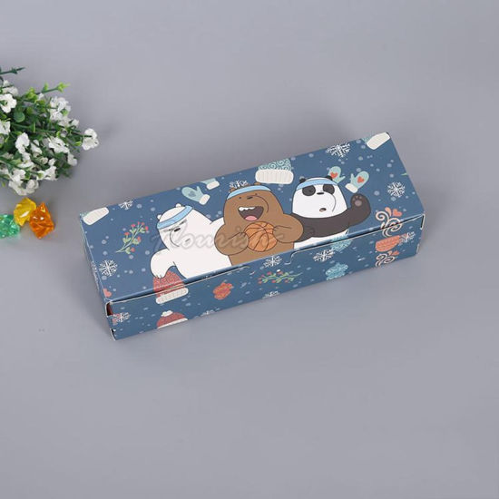 China Mehrfarbig bedruckte Lippenbalsam Tuck Box