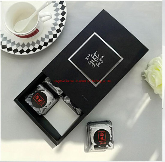 Weiße Farbe Cupcake Verpackung Fensterbox mit Papierfach