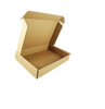 Einzelhandelspreis Benutzerdefiniertes Logo Gedruckte faltbare weiße und braune Kraftpapier-Paketbox