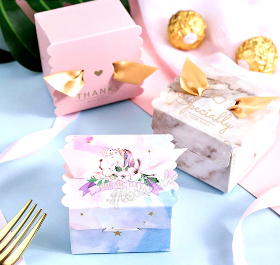 Farbverlauf Rosa und Blau Geburtstagstorte Box