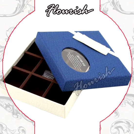 Green Square Karton Blume Teebeutel Display Box
