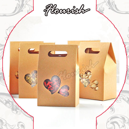 Speziell entwickelte Flip Top Kraftpapier Candy Box