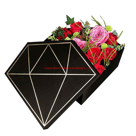 Maßgeschneiderte Hochzeitszeremonie Dekorieren von Blumenverpackungsbox