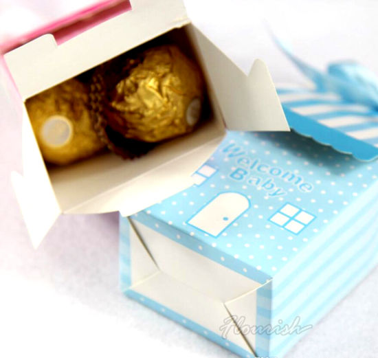Schöne hausförmige Art Paper Sweetie Display Box