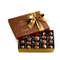 Kundenspezifische Kunstpapier-Schokoladen-Geschenkverpackungsbox mit Facheinsatz