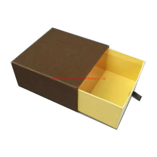 Goldfolien-Gleitpapierbox für Kosmetikverpackungen