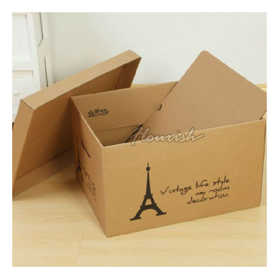 Langlebige recycelte gewellte Thermopapierbox
