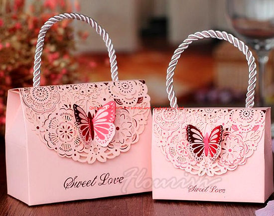 Faltbare romantische Hochzeitsgeschenk-Aufbewahrungstasche