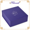 Benutzerdefiniertes Design OEM Logo Hot Foil Starke Pappschmuck Geschenkpapierbox