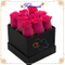 Großhandelspreis Quadrat Herzförmige starre Pappe Rose Flower Paper Box