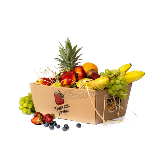 Natürliche braune Farbe Starke Wellpappe Kartoffel Taro Verpackungs- und Aufbewahrungsbox