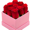 Kundenspezifisches Logo Rosa Blumen-Einkaufsbox Geburtstags-Geschenkbox Valentinstag-Geschenkbox