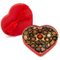 Red Hexagon Chocolate Aufbewahrungsfensterbox