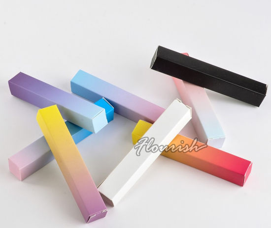 Benutzerdefinierter Druck Flat Pack Nagellack Paket Papierbox