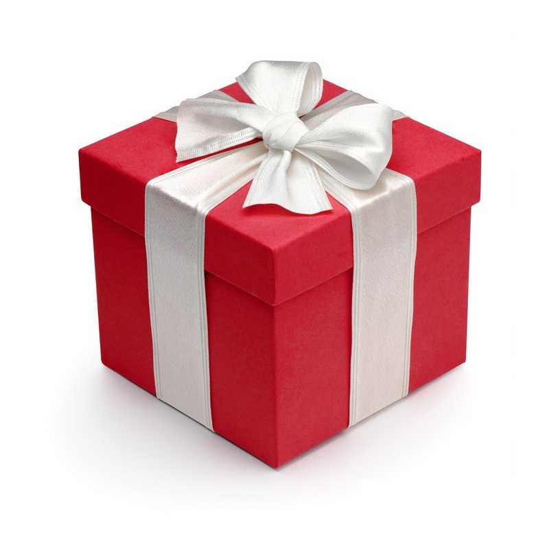 Rote benutzerdefinierte Fliege Deckel und Basis Geschenkverpackung Papierbox für Happy Time
