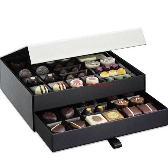 Flip Top Style grüne Schokoladenkuchen Geschenkbox