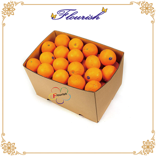 Wellpappe Orangen Gemüse Verpackung Papierbox