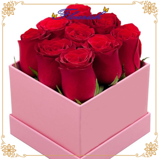Premium Karton Hot Stamping Vorschlag Party Flower Geschenkpapier Box
