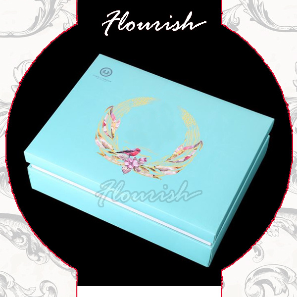 Starre Pappe faltbare Make-up rosa Box mit Spiegel