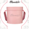 Phantasie Burgunder Pappe Runde tragbare Blume Hochzeit Box