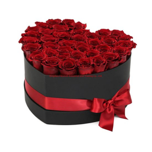 Kundenspezifisches Logo Rosa Blumen-Einkaufsbox Geburtstags-Geschenkbox Valentinstag-Geschenkbox