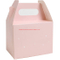 Sweet Pink Farbe Party Favor Takeaway Bäckerei Giebel Box