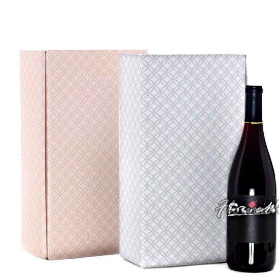 Umweltfreundliche Kraftpapier Wein-Getränke-Getränkekiste