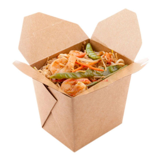 Biologisch abbaubare, fettbeständige Easy Food-Packung zum Mitnehmen
