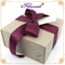 Lila Band quadratische Geburtstagsgeschenk-Party-Geschenkboxen