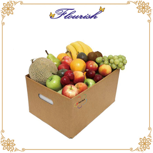 Lager Lager Karton Verpackung Wellpappe Box für Obst und Gemüse