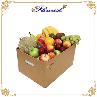Lager Lager Karton Verpackung Wellpappe Box für Obst und Gemüse